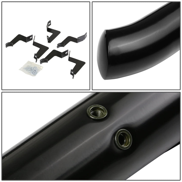 2007-2020 Toyota Tundra Double Cab 3" Round Nerf Bars - Black