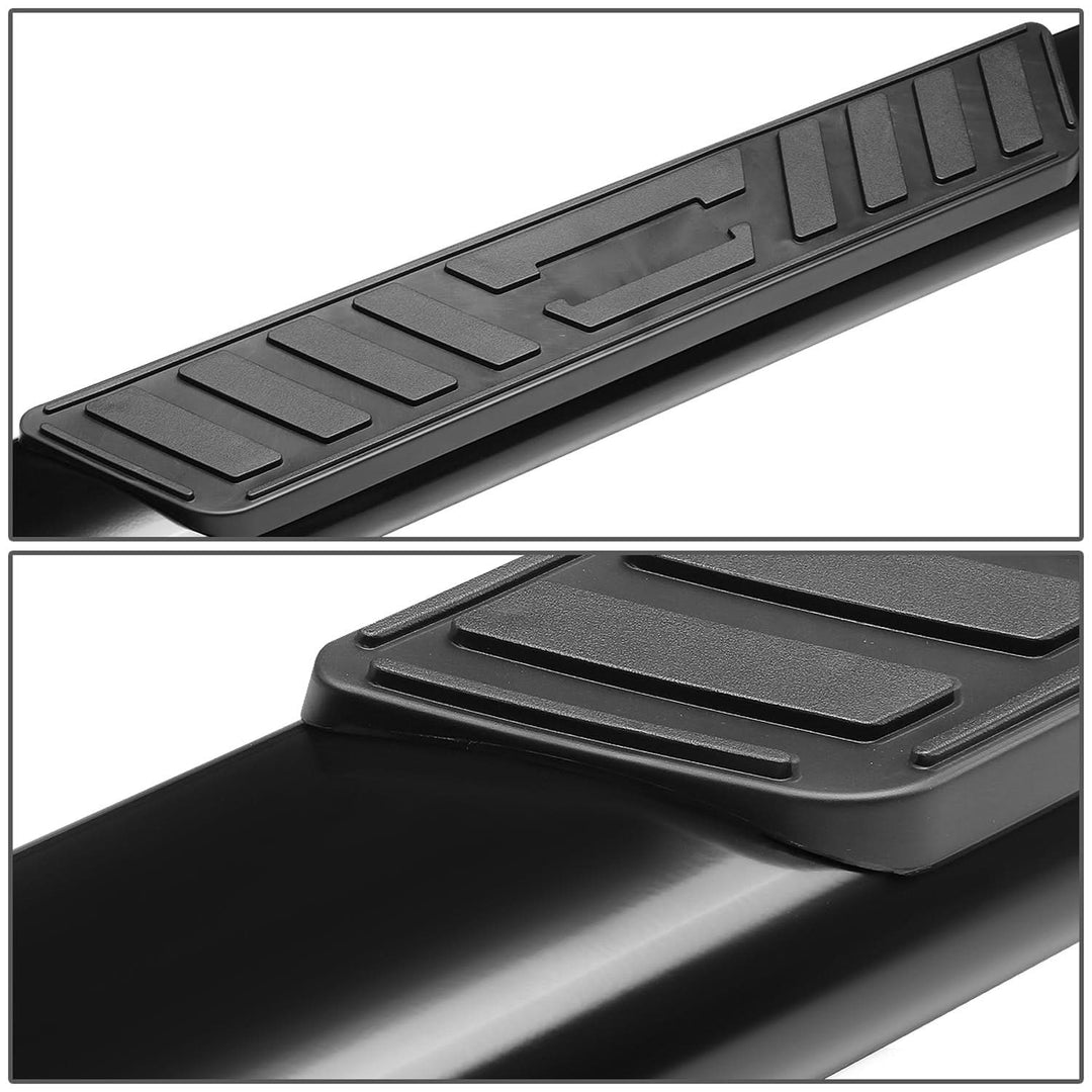 99-16 Ford F-250 F-350 Super Duty 5" Oval Nerf Step Bars Black