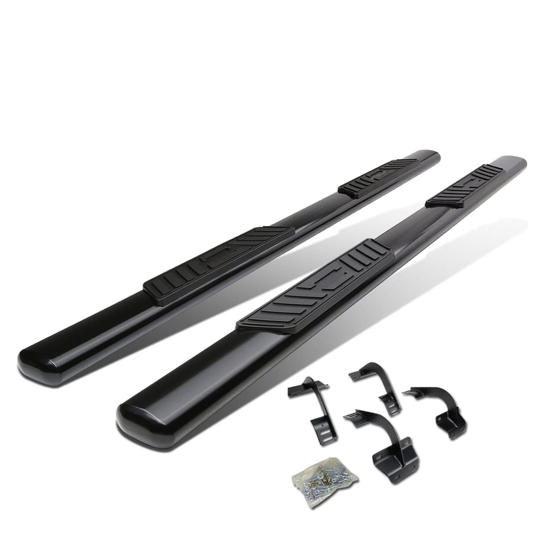 15-18 Ford F-150 SuperCab 5 Inch Oval Straight Nerf Step Bars