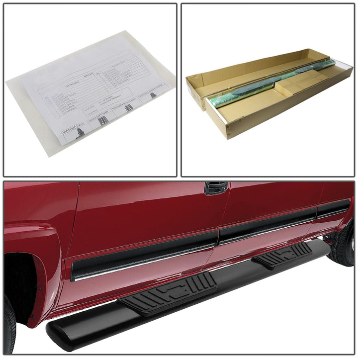 15-18 Ford F-150 SuperCab 5 Inch Oval Straight Nerf Step Bars