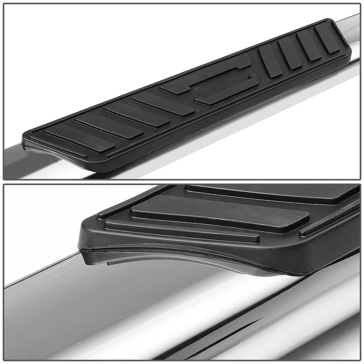 2015-2018 Ford F-150 SuperCrew 5" Oval Nerf Bars - Silver