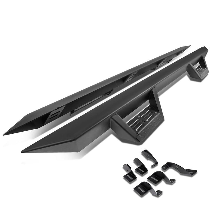 05-20 Toyota Tacoma Double Cab Step Down 3" Nerf Bars - Black