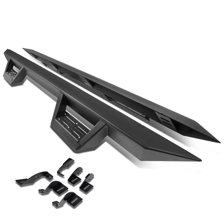 05-20 Toyota Tacoma Double Cab Step Down 3" Nerf Bars - Black