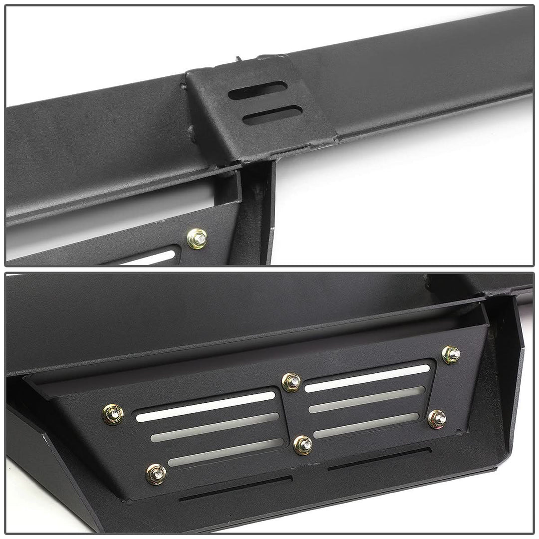 07-17 Chevrolet Silverado Extended Cab Step Down Nerf Bars - Black