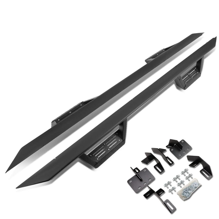 2019 Dodge Ram 1500 Crew Cab Step Down Nerf Bars - Black