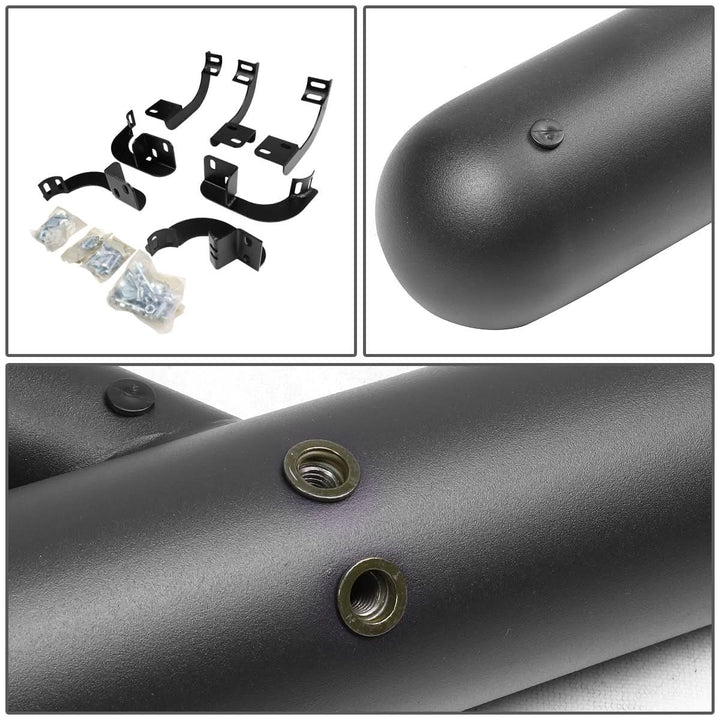 09-20 Dodge Ram 3" Round Extended Nerf Bar Step Bar - Matte Black