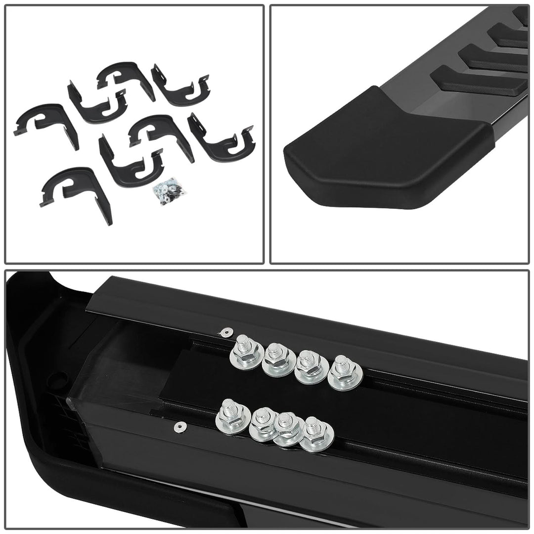 04-14 Ford F-150 Extended Cab 6 Inch Nerf Bars Black