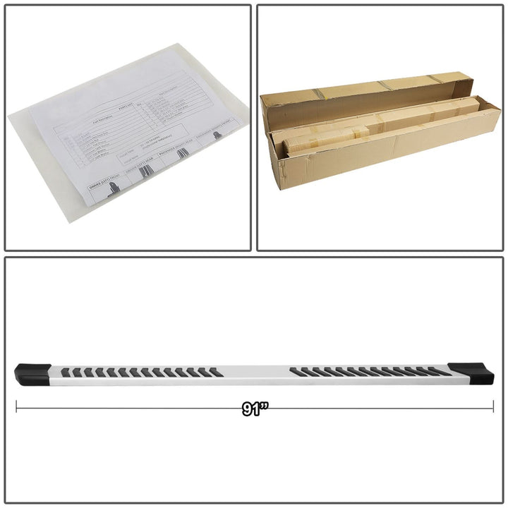 2004-2014 Ford F-150 Crew Cab 6.25" Nerf Bars - Aluminum