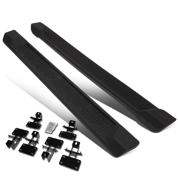 2018-2019 Jeep Wrangler 4-Door 4.5" Nerf Bars - Black