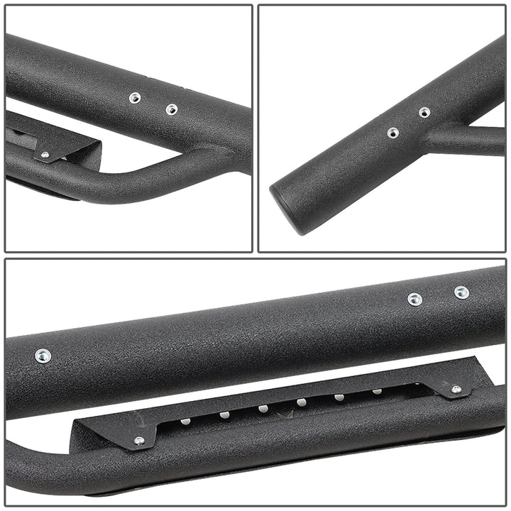 07-19 Chevrolet Silverado GMC Sierra Step Down Nerf Bars Crew Cab