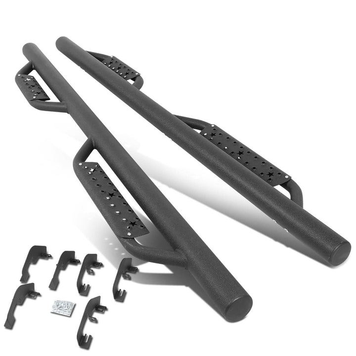07-18 Chevy Silverado GMC Sierra Step Down Nerf Bar Extended Cab