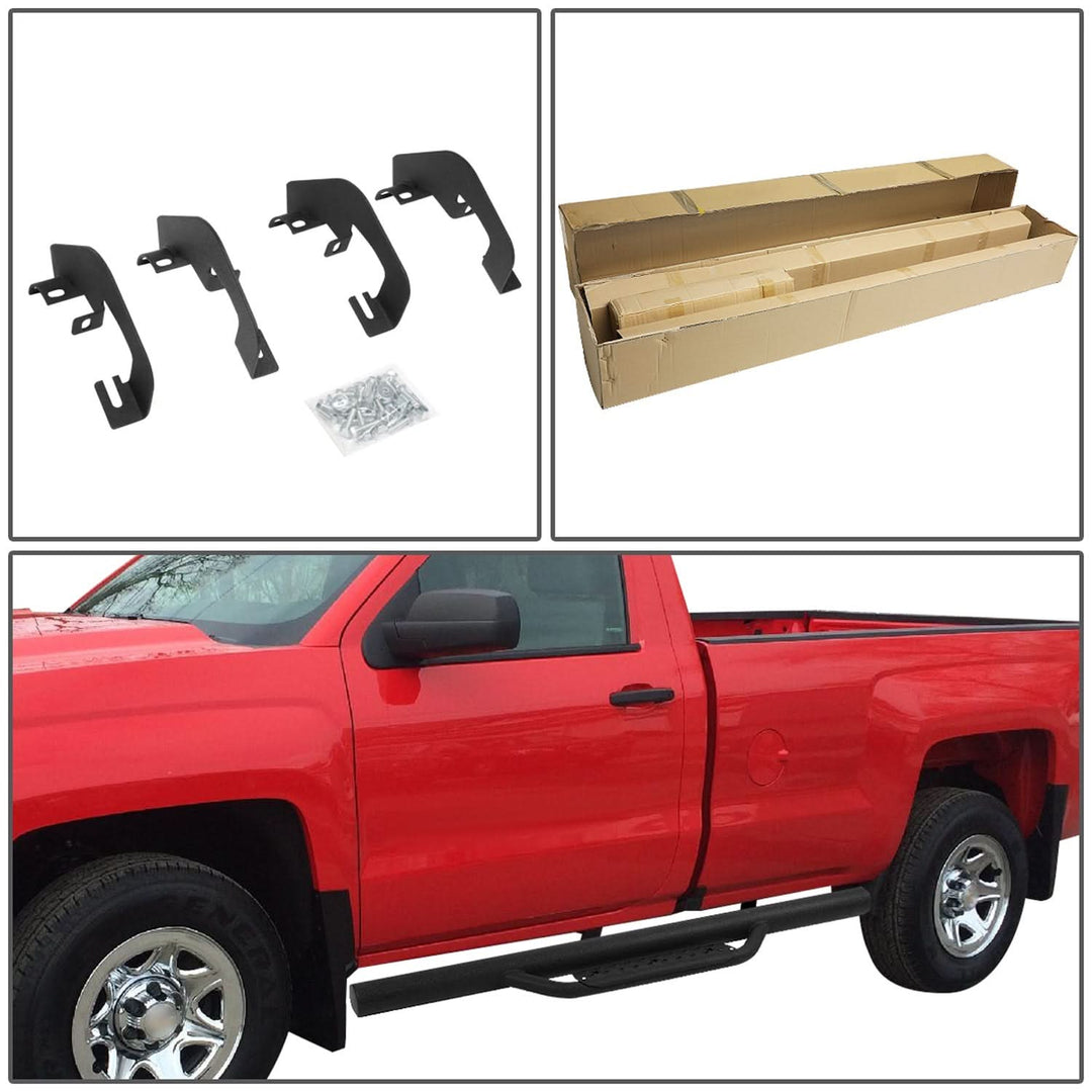 07-19 Chevrolet Silverado / GMC Sierra Step Down Nerf Bars Regular Cab