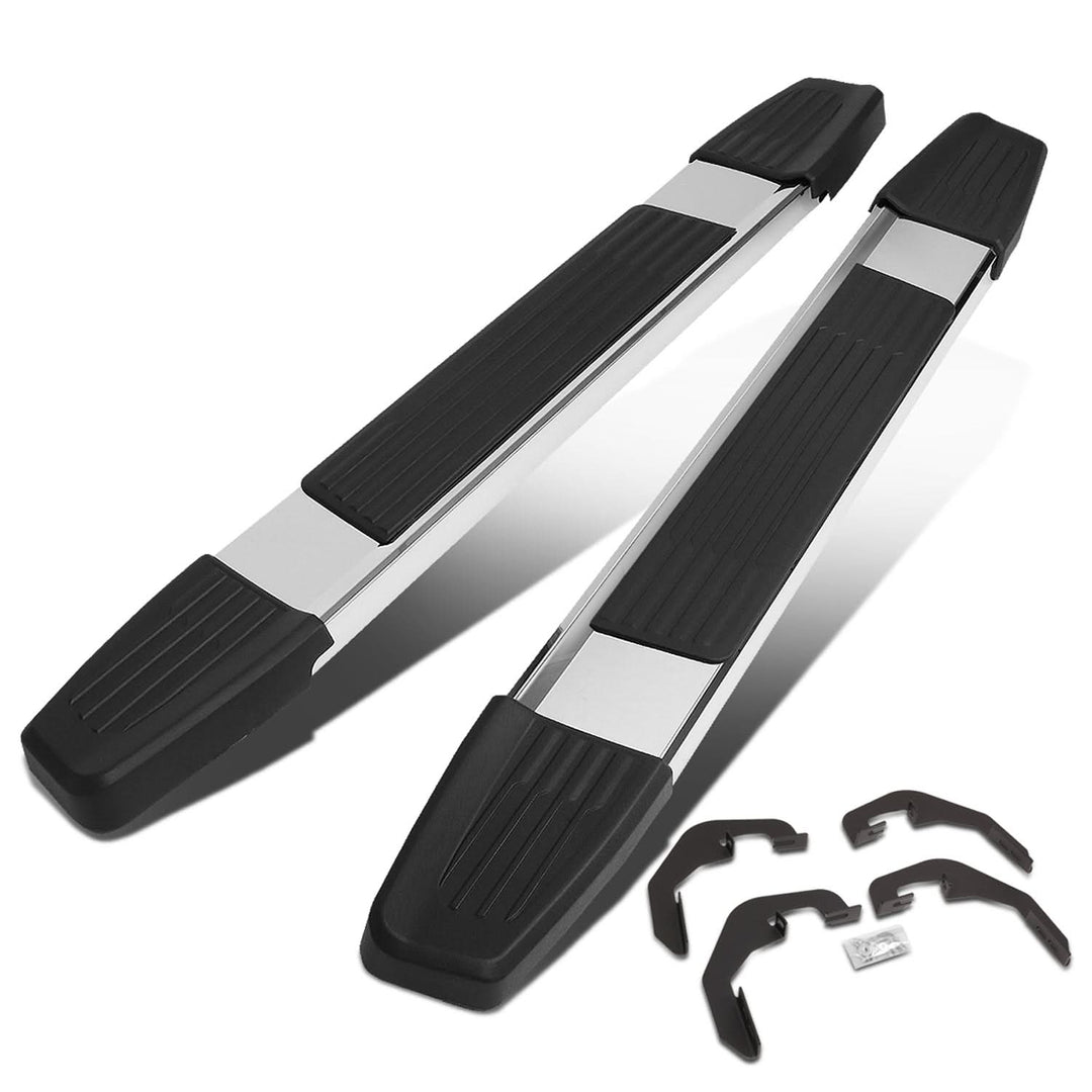 2007-2019 Chevrolet Silverado GMC Sierra 5.25" Nerf Step Bars Chrome