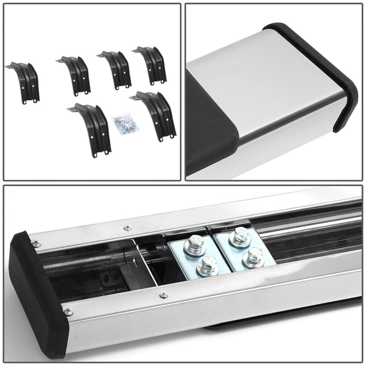 99-16 Ford F-250 F-350 F-450 5" Chrome/Black Nerf Bars Extended Cab