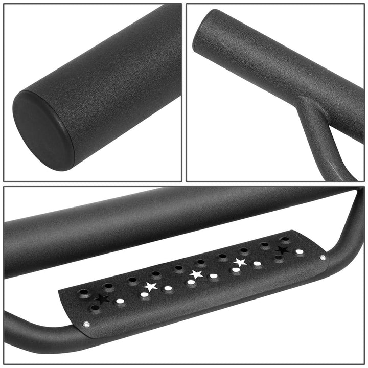 2018-2020 Jeep Wrangler JL 4-Door Drop Side Nerf Bars 4.35"