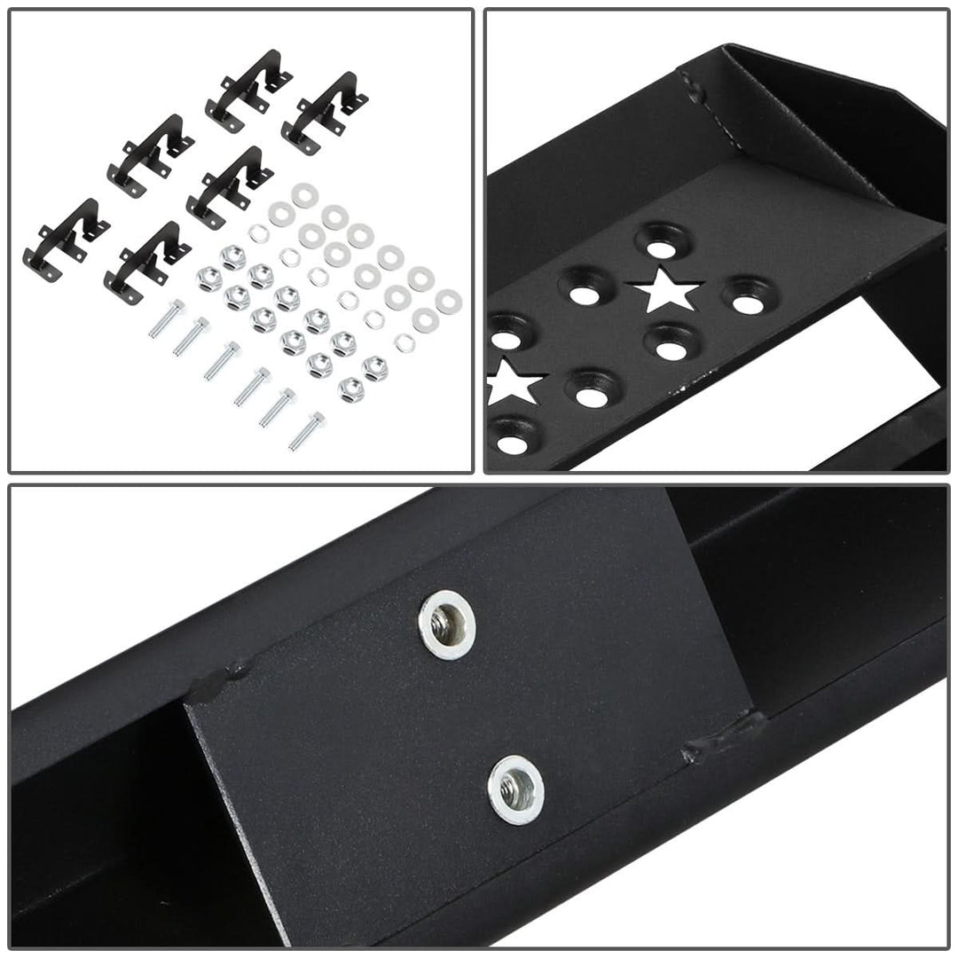 2015-2022 Ford F-150/F-250/F-350 3" Round Nerf Bars - Mild Steel
