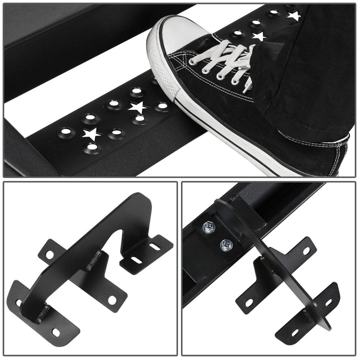 2015-2022 Ford F-150/F-250/F-350 3" Round Nerf Bars - Mild Steel