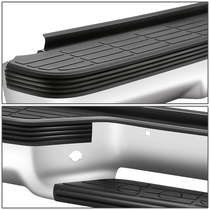 92-99 Chevrolet Suburban Chrome Rear Step Bumper with Strip Hole