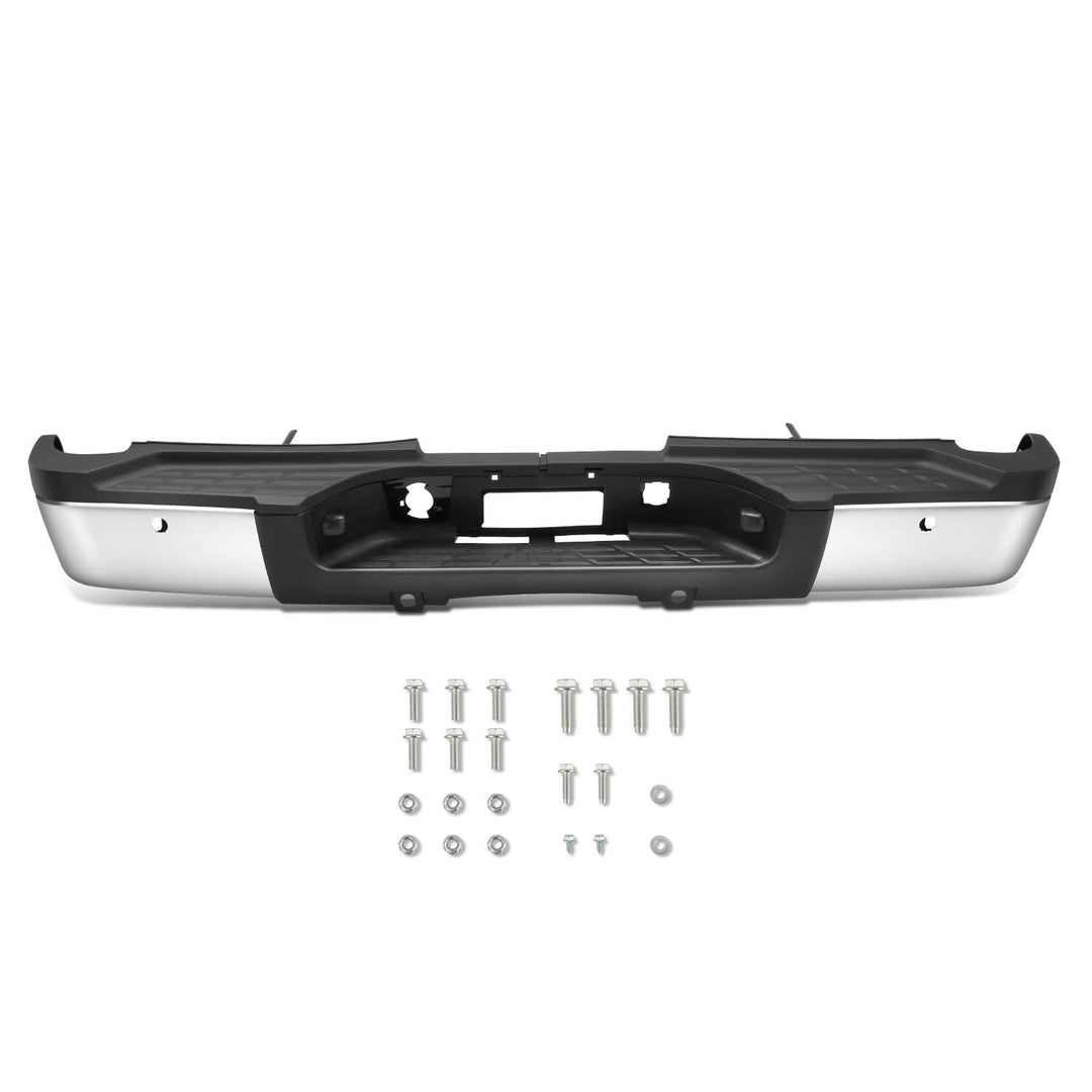 2007-2010 Chevrolet Silverado Sierra 2500 3500 Chrome Rear Step Bumper