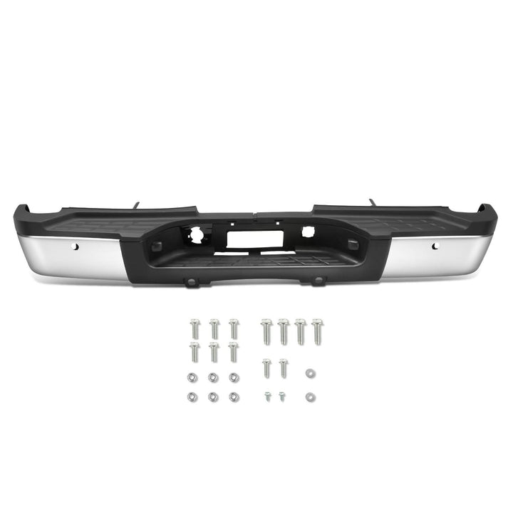 2007-2010 Chevrolet Silverado Sierra 2500 3500 Chrome Rear Step Bumper