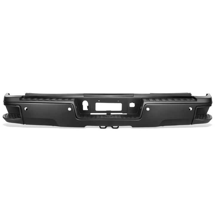 15-19 Silverado Sierra 2500 3500 Rear Step Bumper w/ Sensor Hole & Hitch