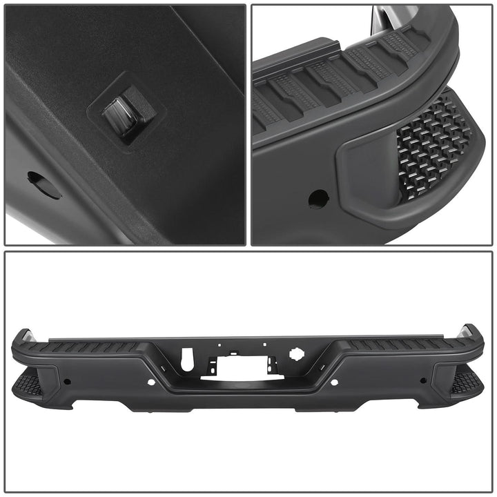 2019-2023 Chevrolet Silverado GMC Sierra Corner Step Rear Bumper