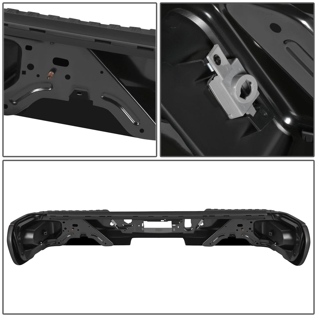 19-23 Chevy Silverado GMC Sierra 1500 Corner Step Rear Bumper Steel