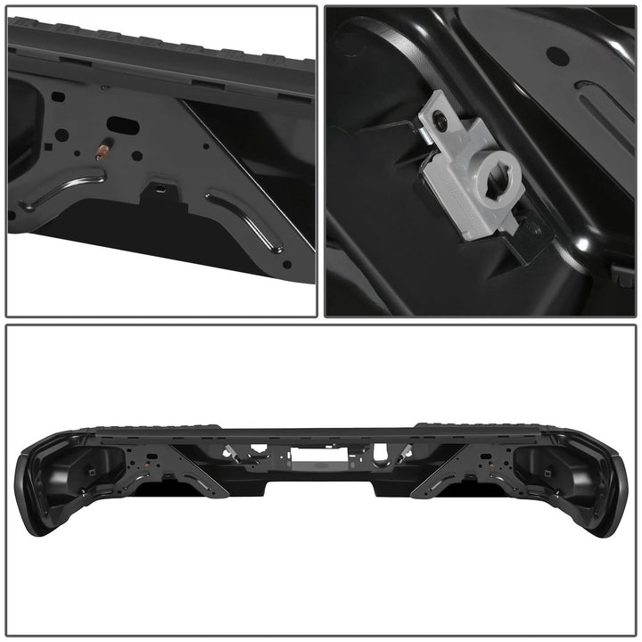 19-23 Chevy Silverado GMC Sierra 1500 Corner Step Rear Bumper Steel