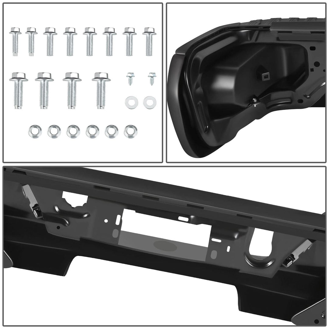2019-2023 Chevrolet Silverado GMC Sierra 1500 Corner Step Rear Bumper