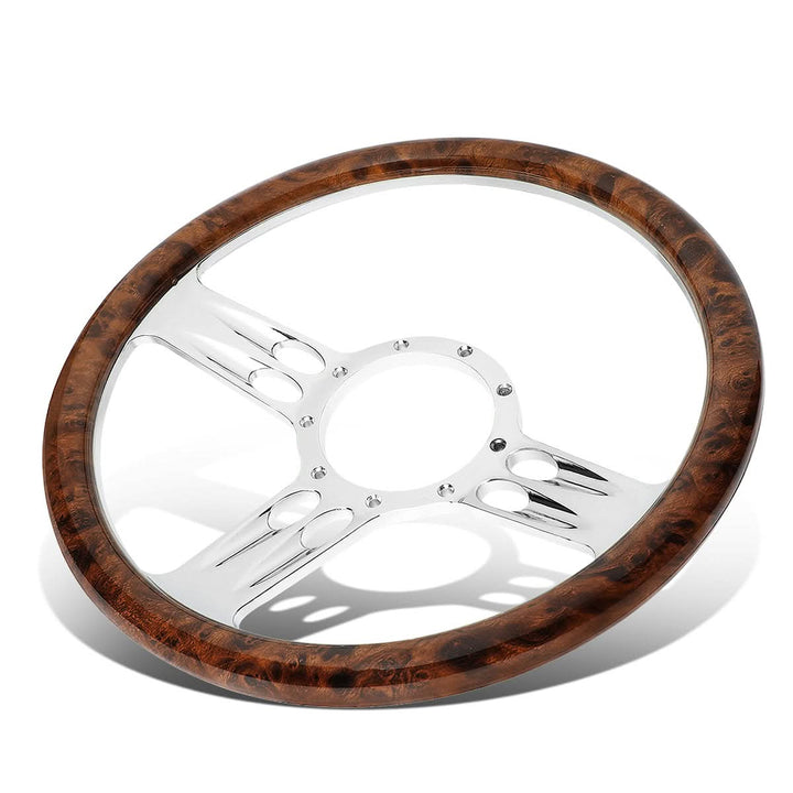 Banjo Style Wooden Steering Wheel T2 Style