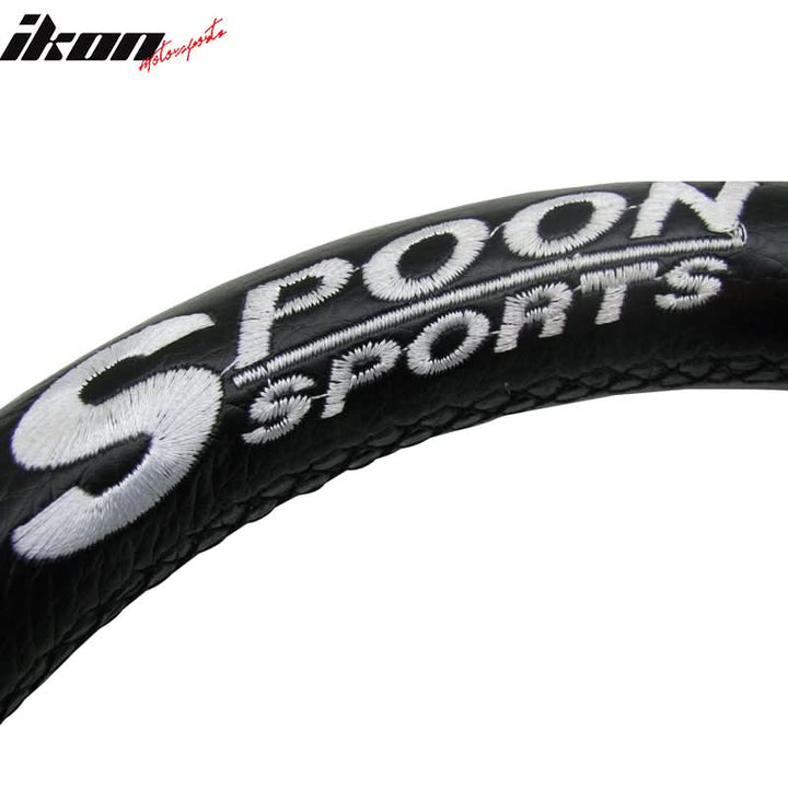 Universal Fitment Steering Wheel Battle Type 300Mm Whole Black & Spoon