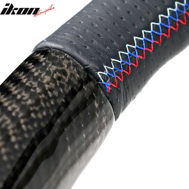 2015-2021 BMW Steering Wheel Matte Carbon Fiber + Perforated Leather