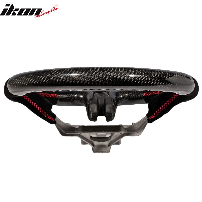 2015-2017 Mustang V1 Matte Steering Wheel Carbon Fiber Synthetic Suede