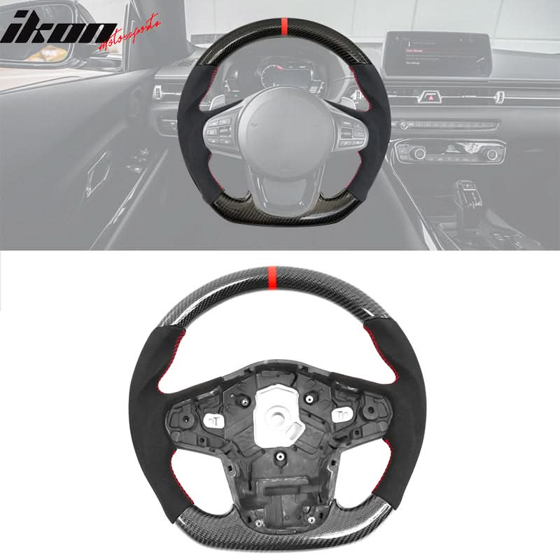 Carbon Fiber Steering Wheel for 2020-2025 Toyota Supra