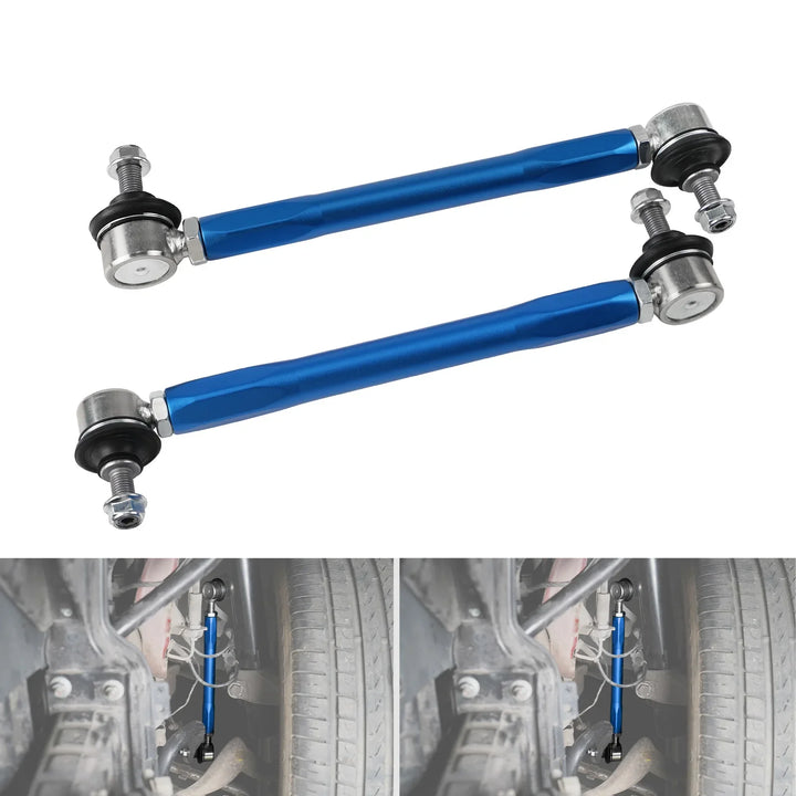 BMW Adjustable Front Sway Bar End Links – Billet Aluminum (E90 E92 E87 E82 E91 E93)