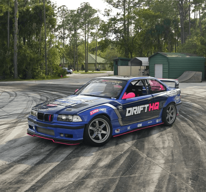 BMW E36 M3 Series 3 Black Side Skirt Extensions (1992 - 1999)
