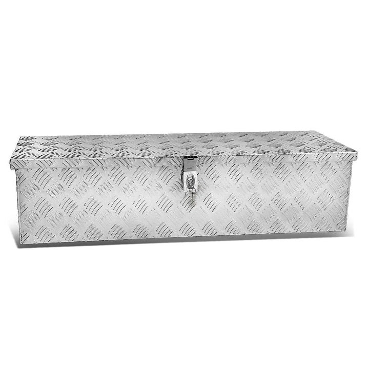 Universal Truck Trailer Tool Box w/ Lock & Key Aluminum 39x13x10