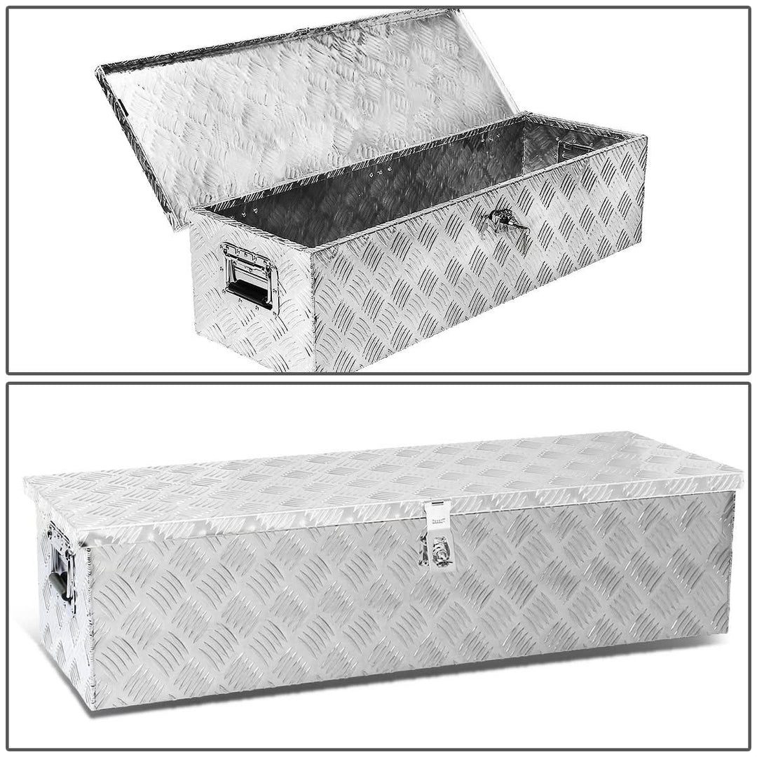Universal Truck Trailer Tool Box w/ Lock & Key Aluminum 39x13x10