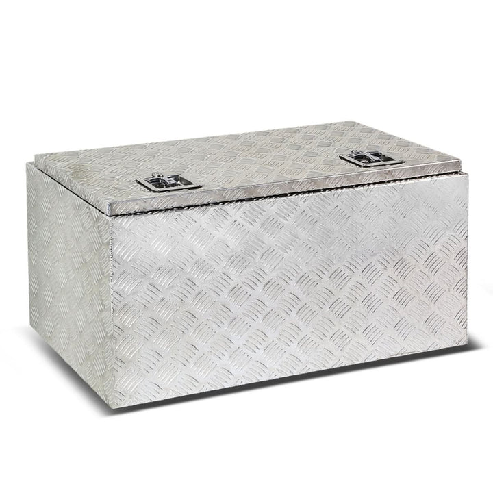 Universal Truck Trailer Tool Box w/ Lock 30x18x17 Aluminum