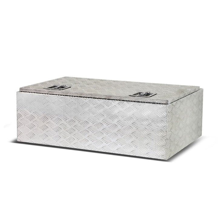 Universal Truck Trailer Tool Box w/ Lock & Key Aluminum 42x18x17