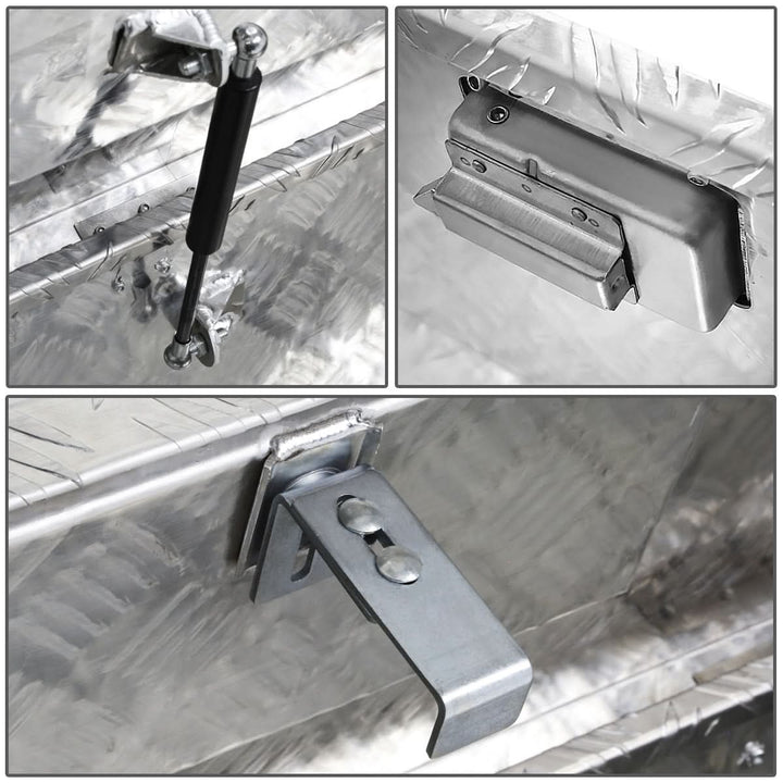 60" Aluminum Crossover Truck Tool Box with Lock & Key