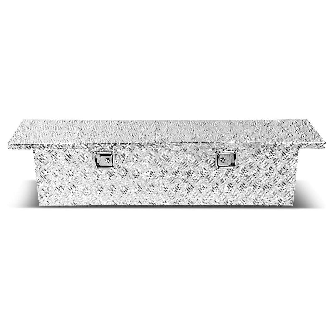 Aluminum Crossover Truck Tool Box with Lock - 69" x 12" x 15.5"