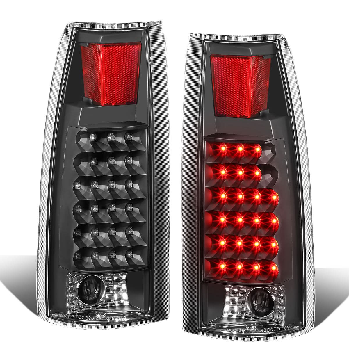 89-90 Chevy C1500 C2500 C3500 K1500 K2500 K3500 LED Tail Lights