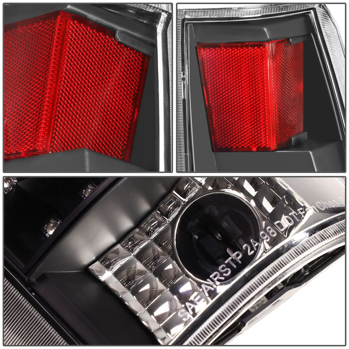89-90 Chevy C1500 C2500 C3500 K1500 K2500 K3500 LED Tail Lights