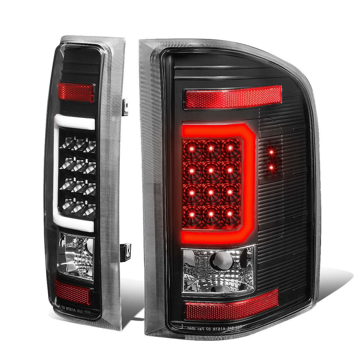 07-14 Chevy Silverado GMC Sierra C-Bar 3D LED Tron Style Tail Lights