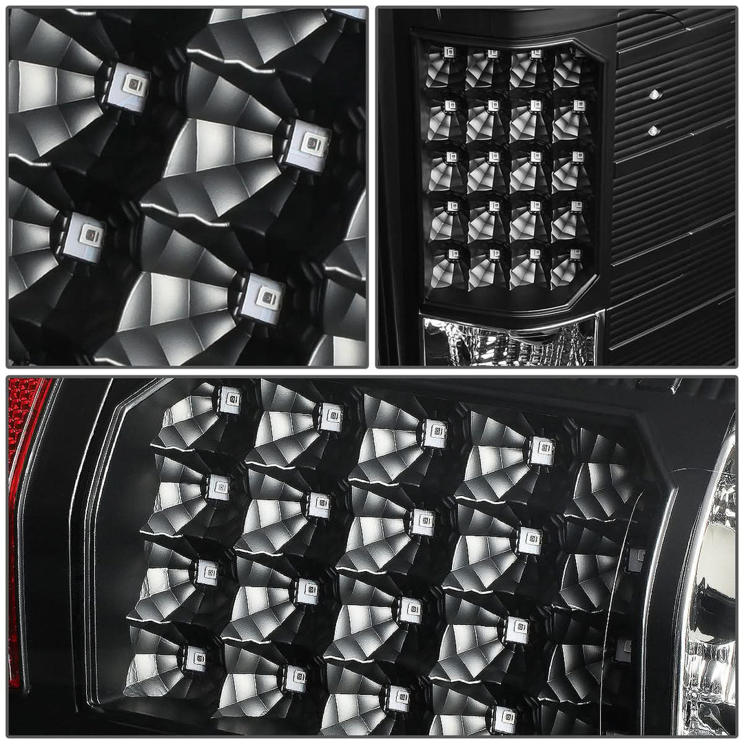 07-14 Chevy Silverado GMC Sierra LED Tail Lights - Black/Clear