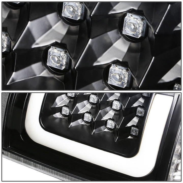 99-02 Chevy Silverado / GMC Sierra C-Bar 3D U-Halo LED Tail Lights