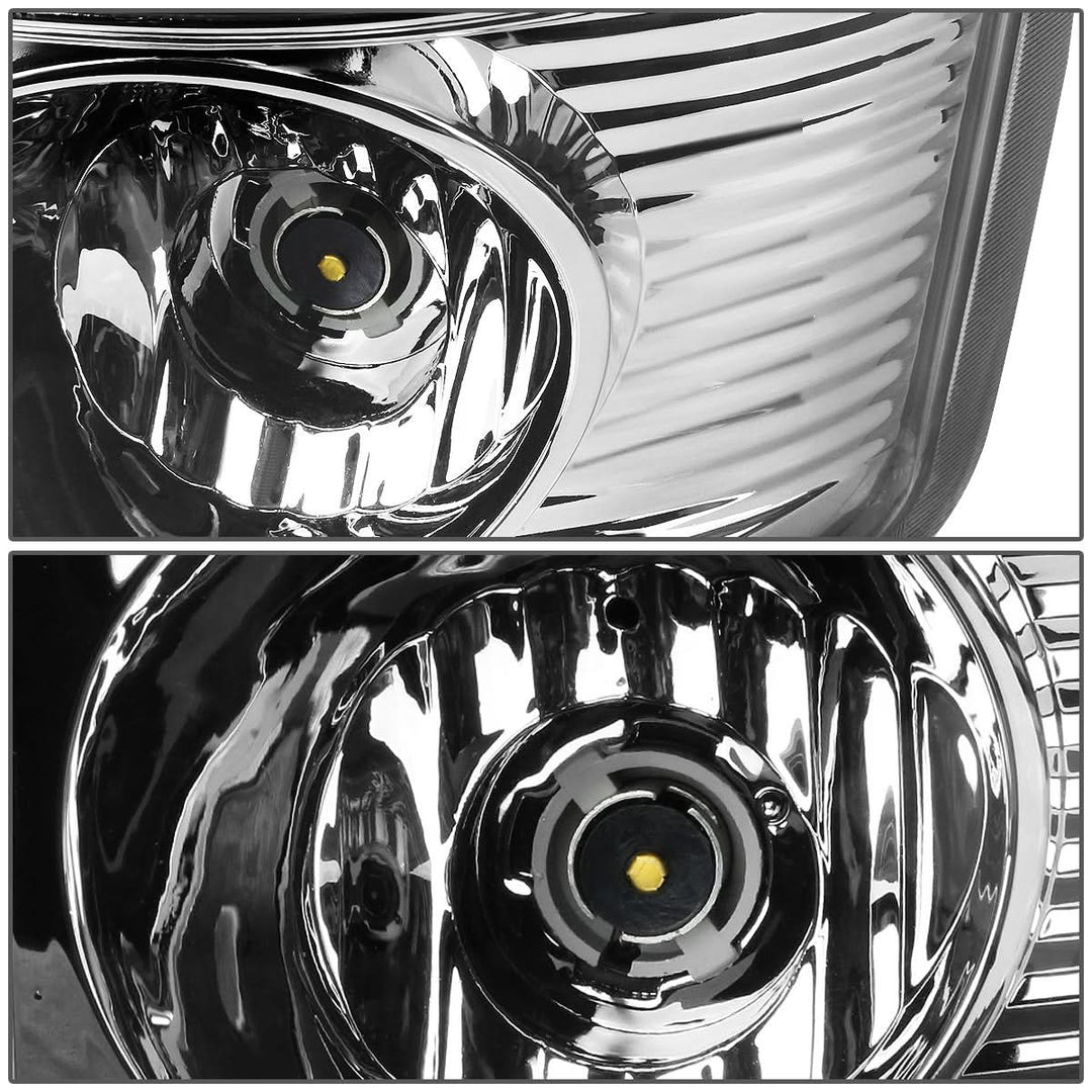 07-09 Dodge Ram 1500 2500 3500 LED Tail Lights Chrome Red