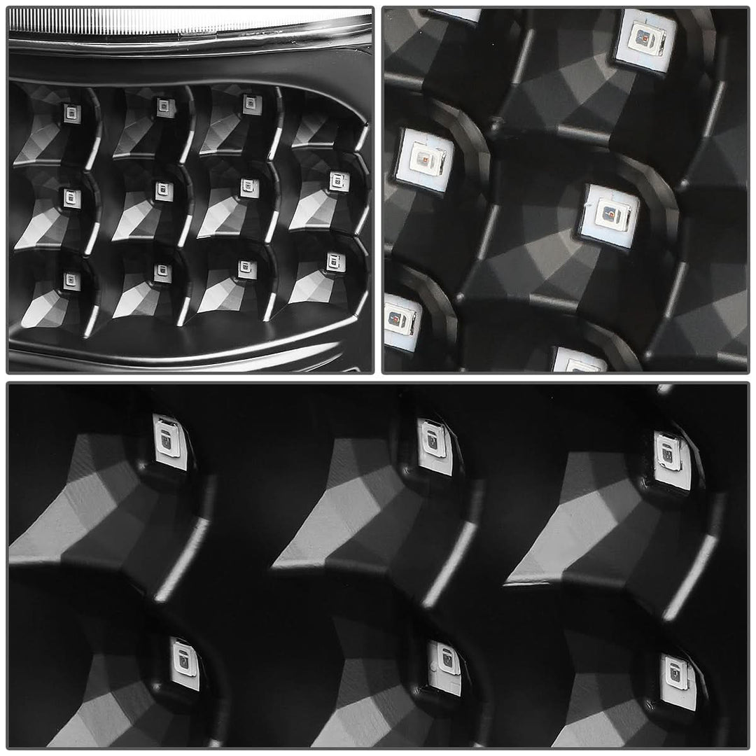 2004-2008 Ford F-150 LED Tail Lights - Black Clear