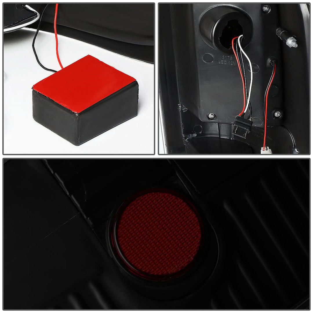 2004-2008 Ford F-150 LED Tail Lights - Black Smoke